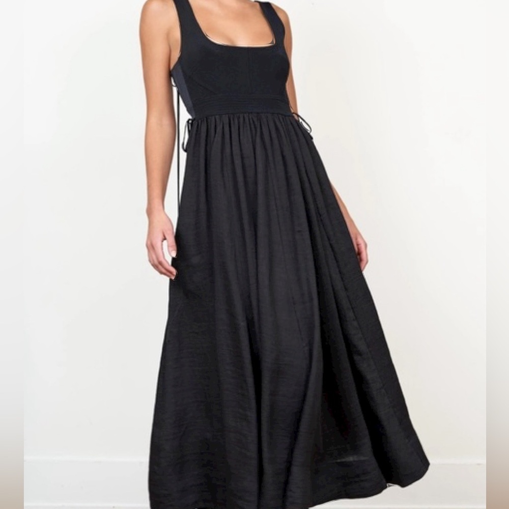 La Ligne Black Maxi Dress